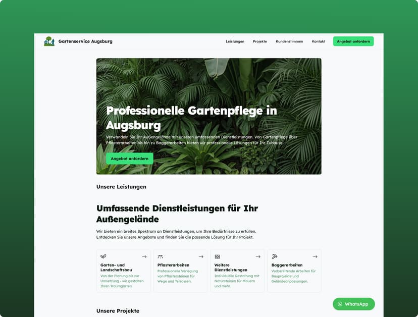 Gartenservice Augsburg